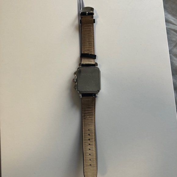 Michele Watch with Black Patent Band (no diamonds) - Picture 15 of 15